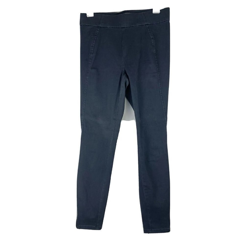 Lou & Grey Womens Pull On Pants Size S Gray Skinny Ankle Zipper
